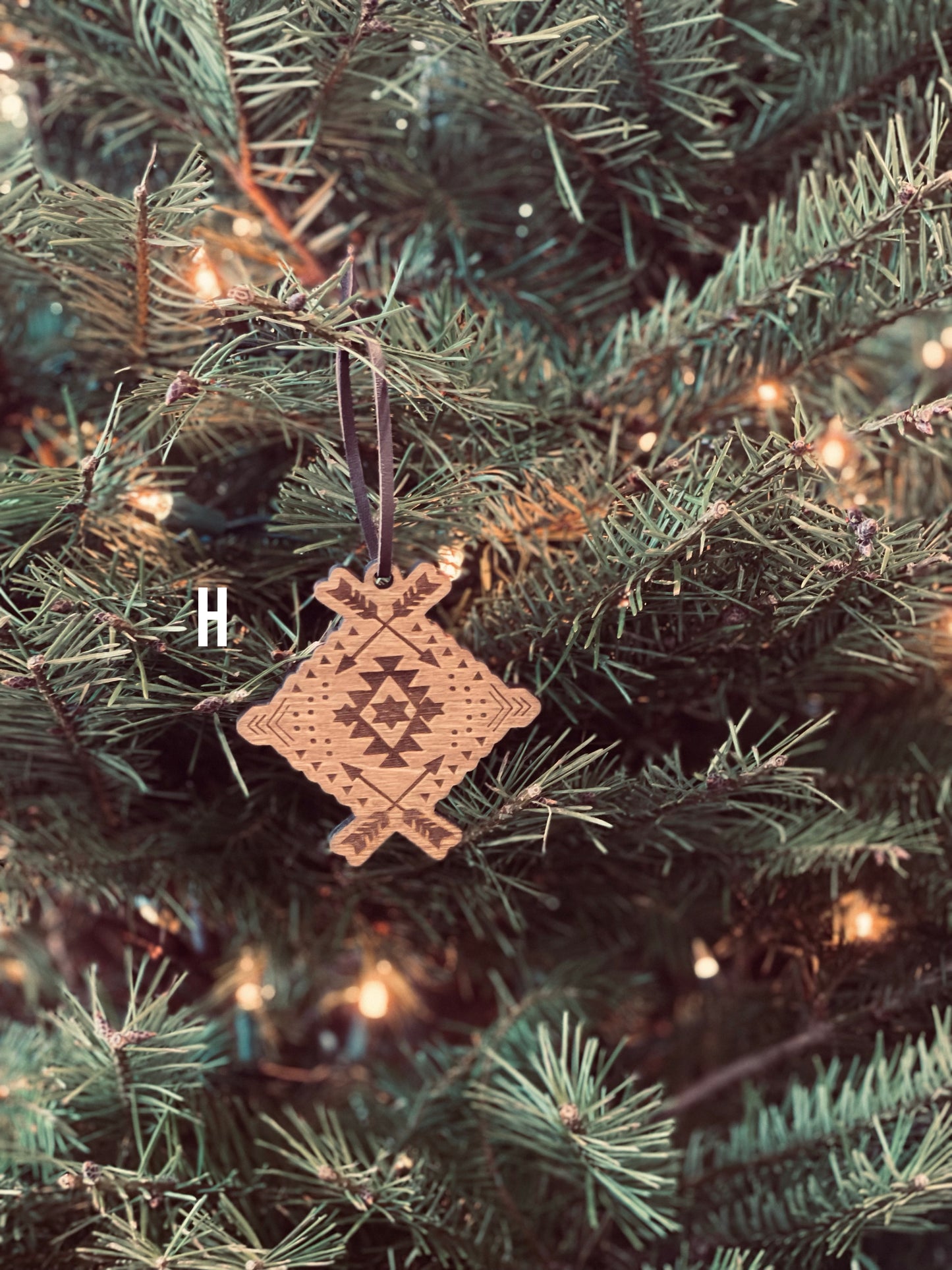 Aztec Round Ornament