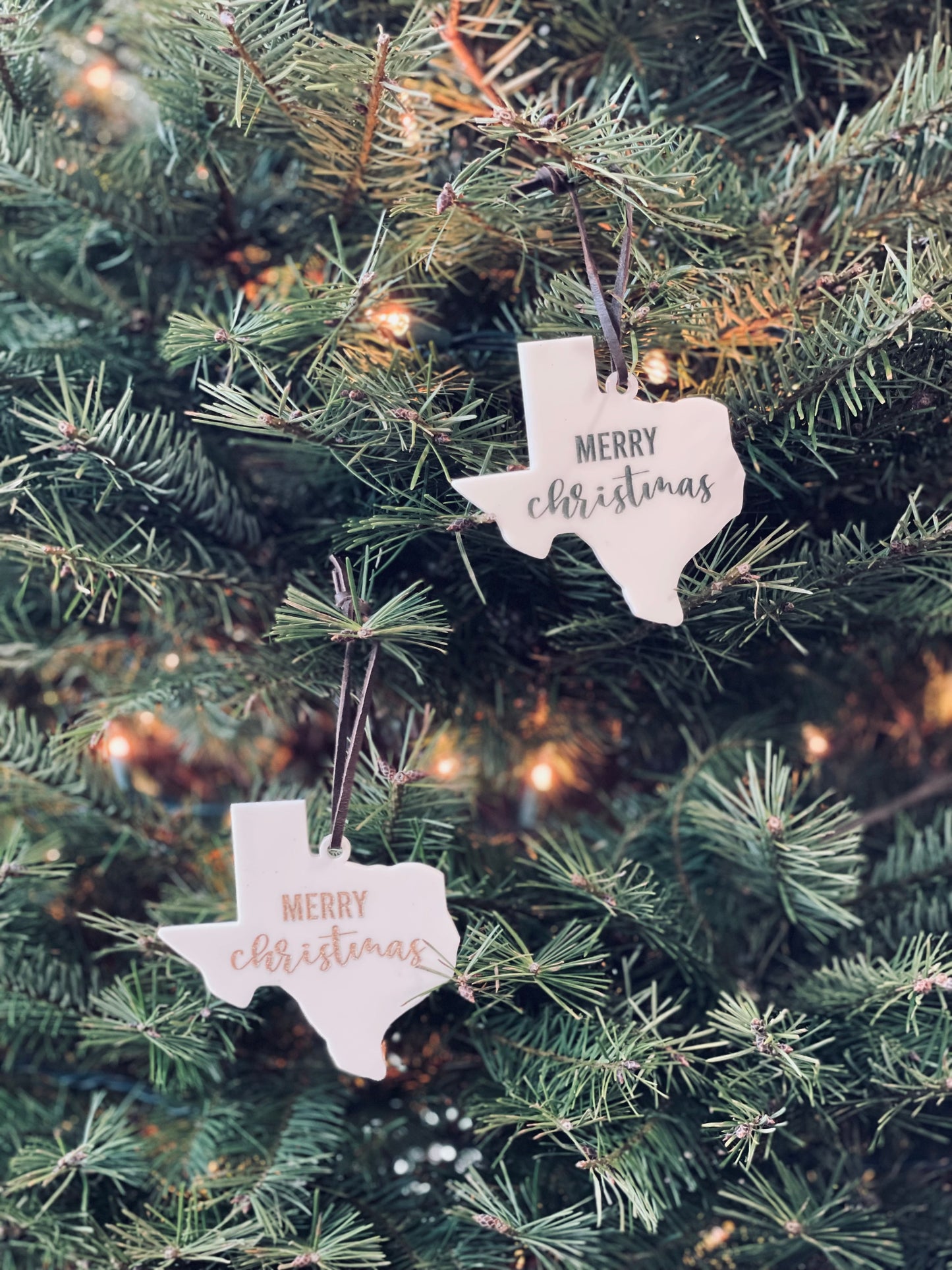 Texas Acrylic Ornament