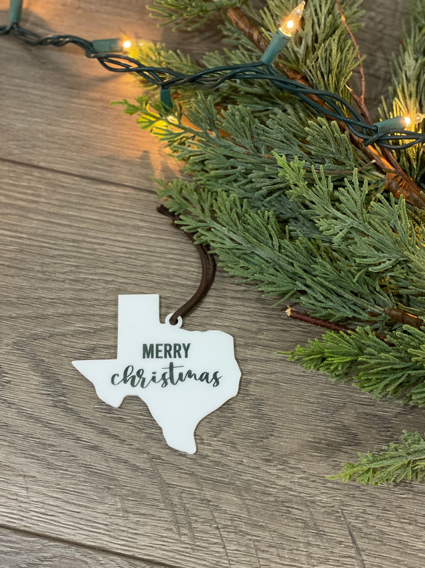 Texas Acrylic Ornament