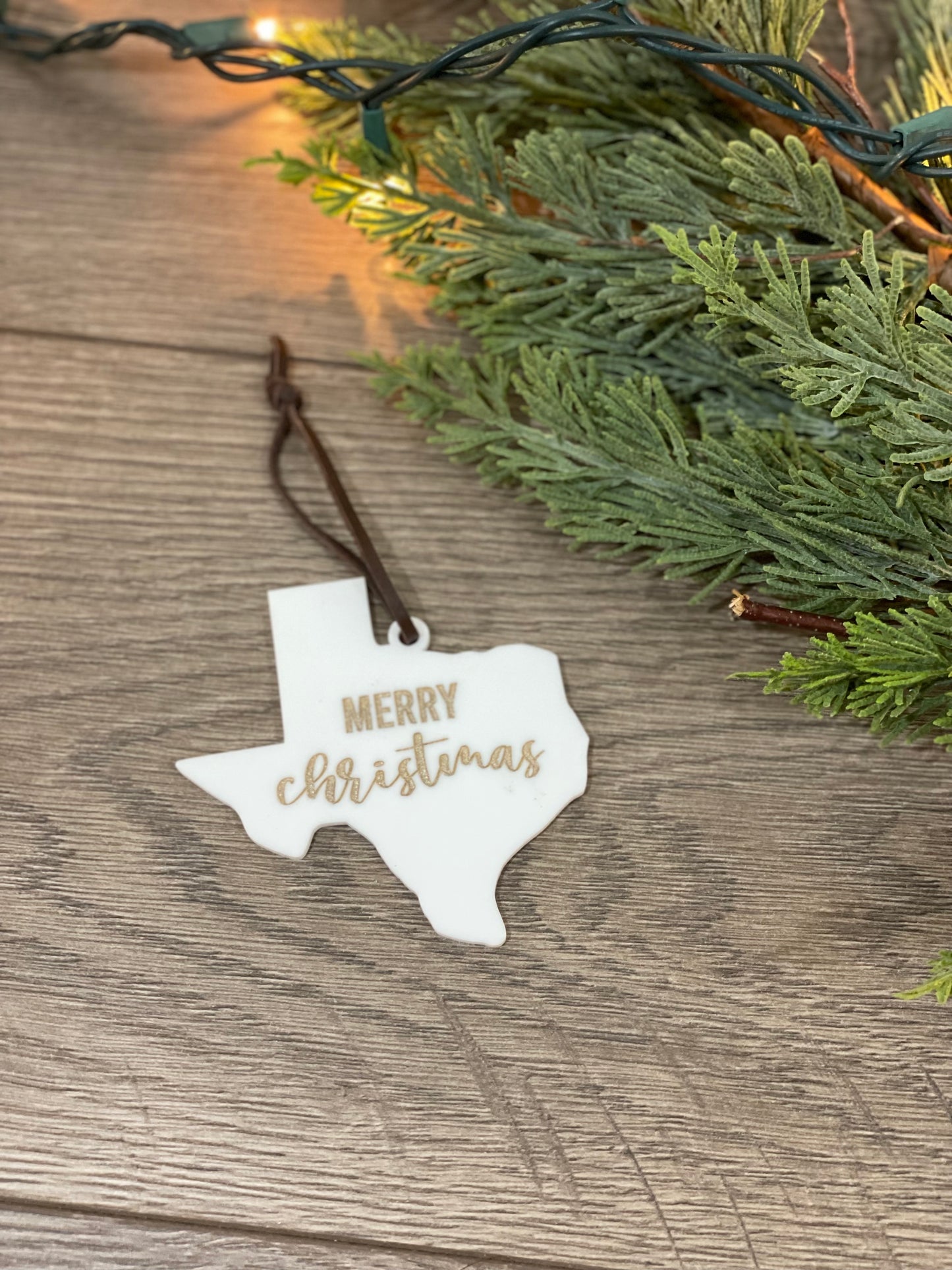 Texas Acrylic Ornament