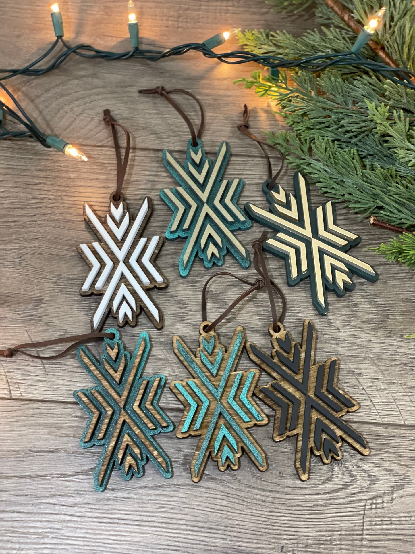 xChevron Double Layer Ornament