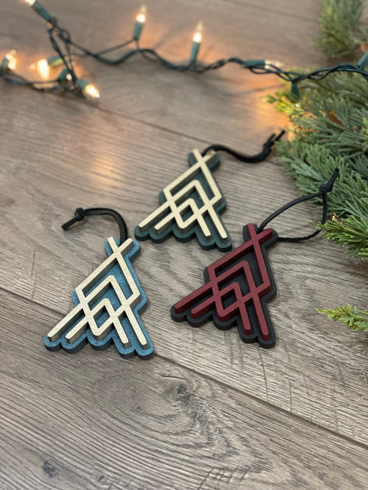 Teepee Double Layer Ornament