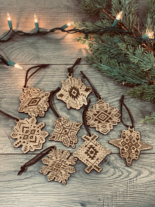 Aztec Round Ornament