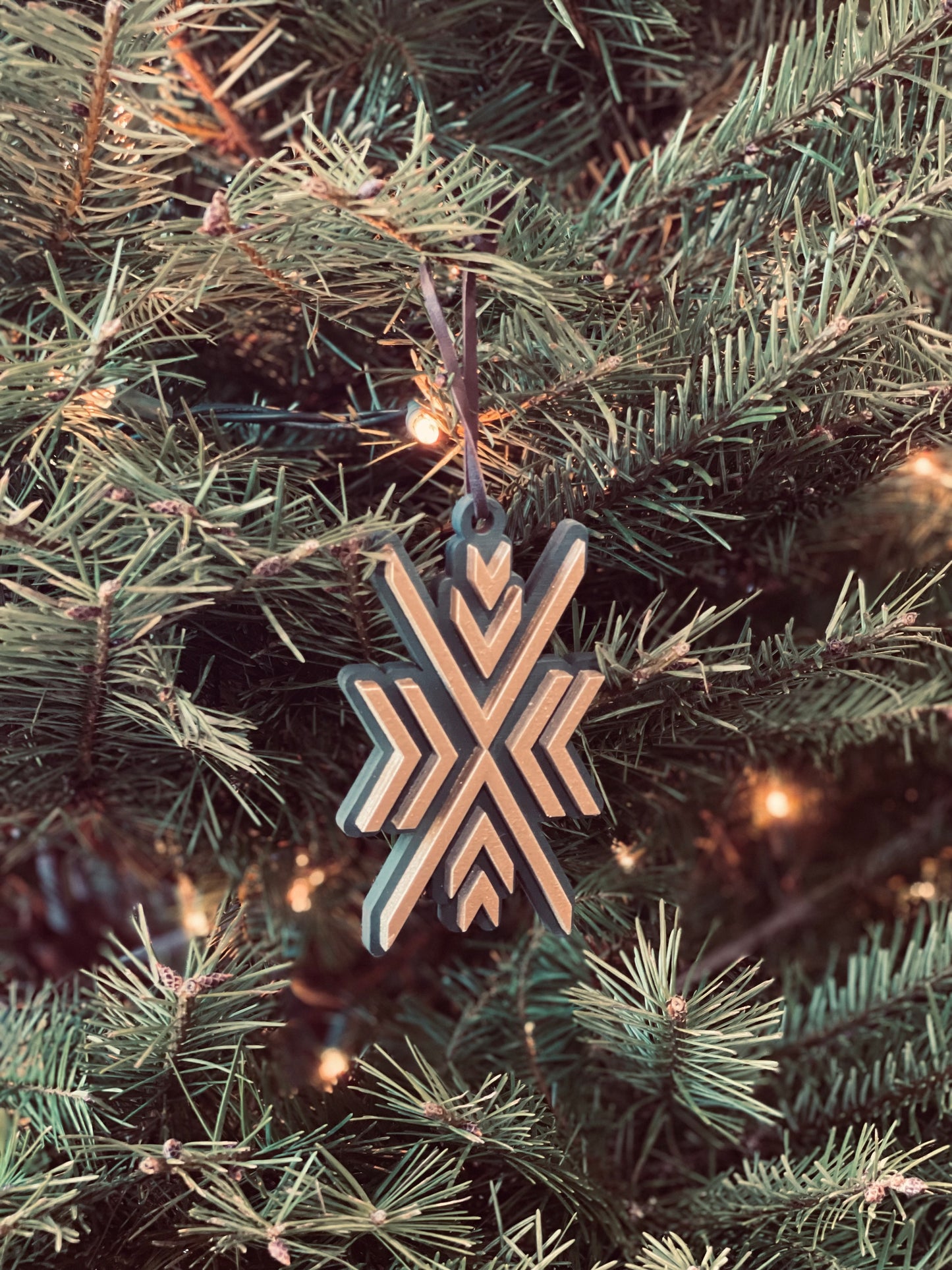 xChevron Double Layer Ornament