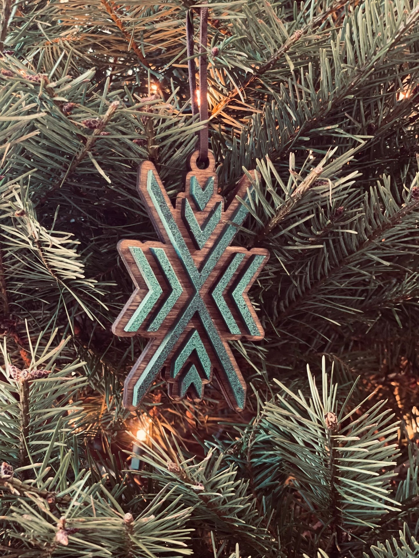 xChevron Double Layer Ornament