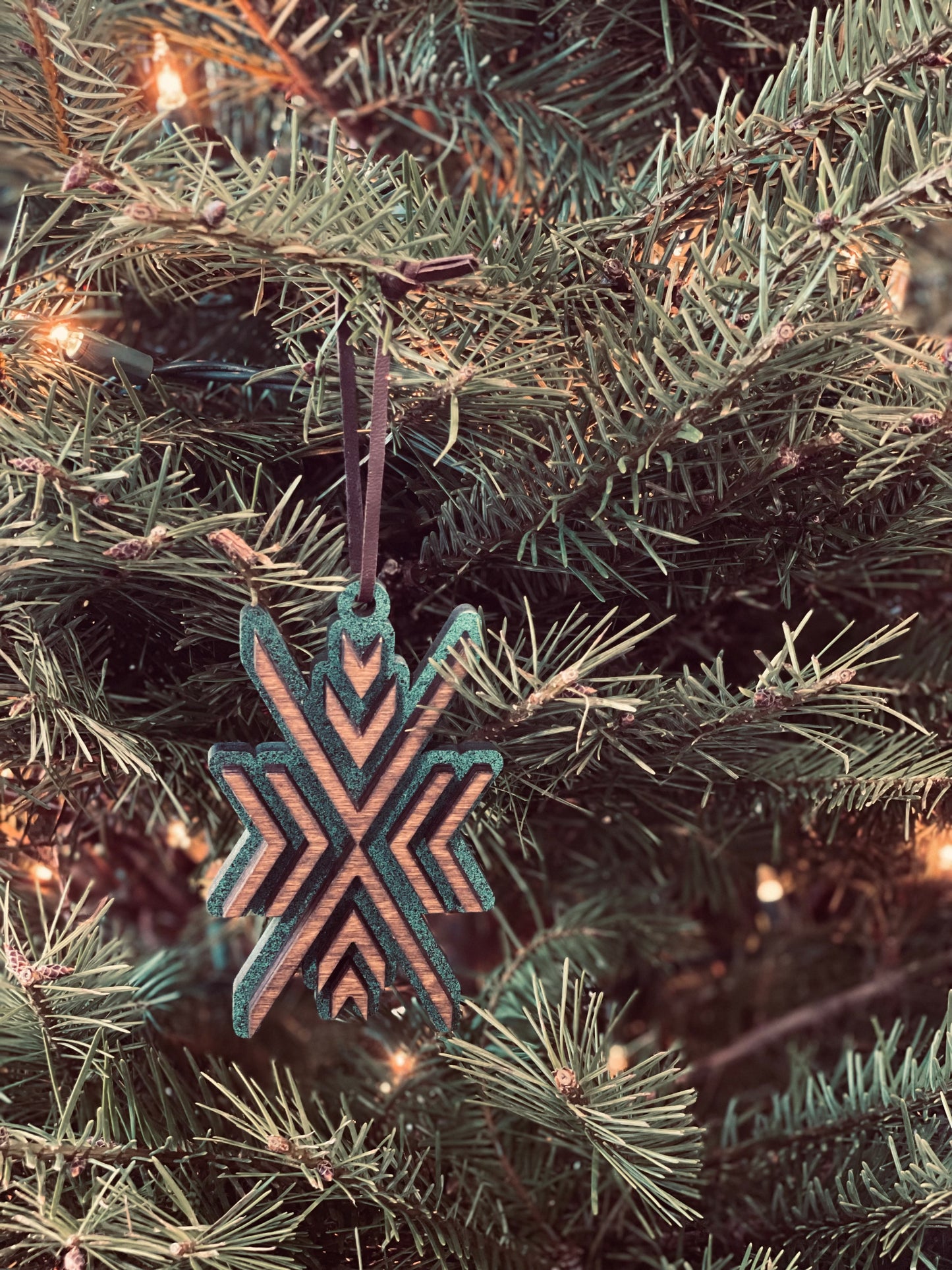 xChevron Double Layer Ornament