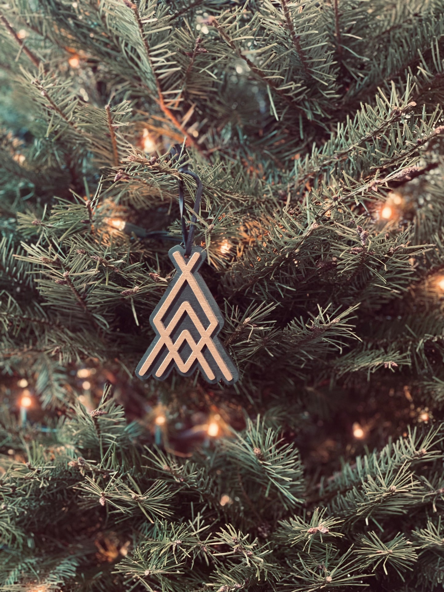 Teepee Double Layer Ornament