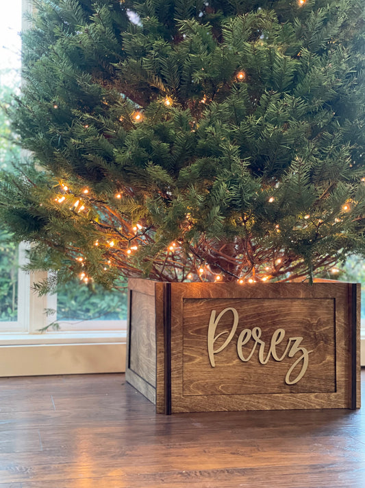 Christmas Tree Skirt Box